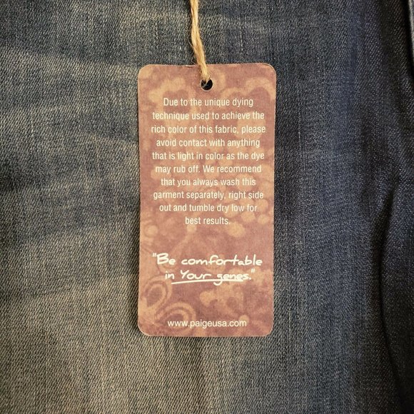 Womens Paige Jeans Hidden Hills Bootcut Size 30 - Picture 3 of 6